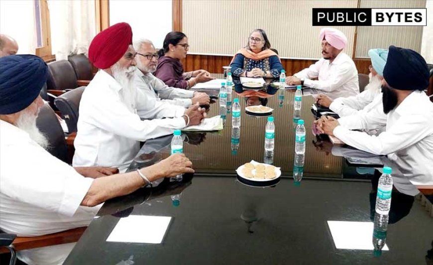 ਡਿਪਟੀ ਕਮਿਸ਼ਨਰ ਨੇ ਰਾਜਨੀਤਿਕ ਪਾਰਟੀਆਂ ਦੇ ਨੁਮਾਇੰਦਿਆ ਨਾਲ ਕੀਤੀ ਮੀਟਿੰਗ