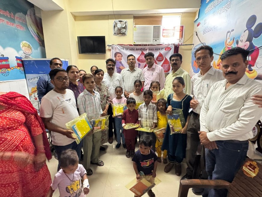 ਸਿਹਤ ਵਿਭਾਗ ਫਾਜਿਲਕਾ ਵਲੋਂ ਵਿਸ਼ਵ ਥੈਲਾਸੀਮੀਆ ਦਿਵਸ ਦੇ ਸਬੰਧ ਵਿੱਚ ਜਿਲ੍ਹਾ ਹਸਪਤਾਲ ਫਾਜ਼ਿਲਕਾ ਵਿੱਚ ਕੀਤਾ ਸਮਾਗਮ